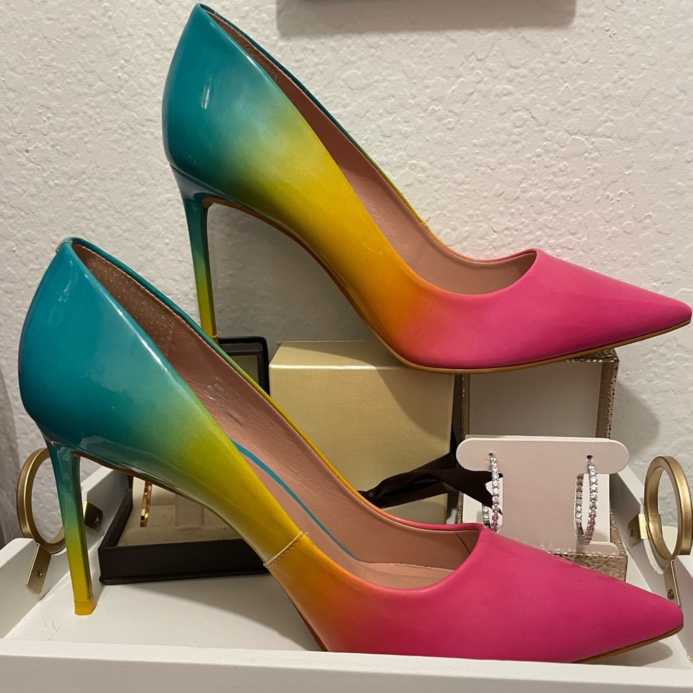 Multi Colored Heels - image 1